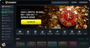 Kinbet Casino forside